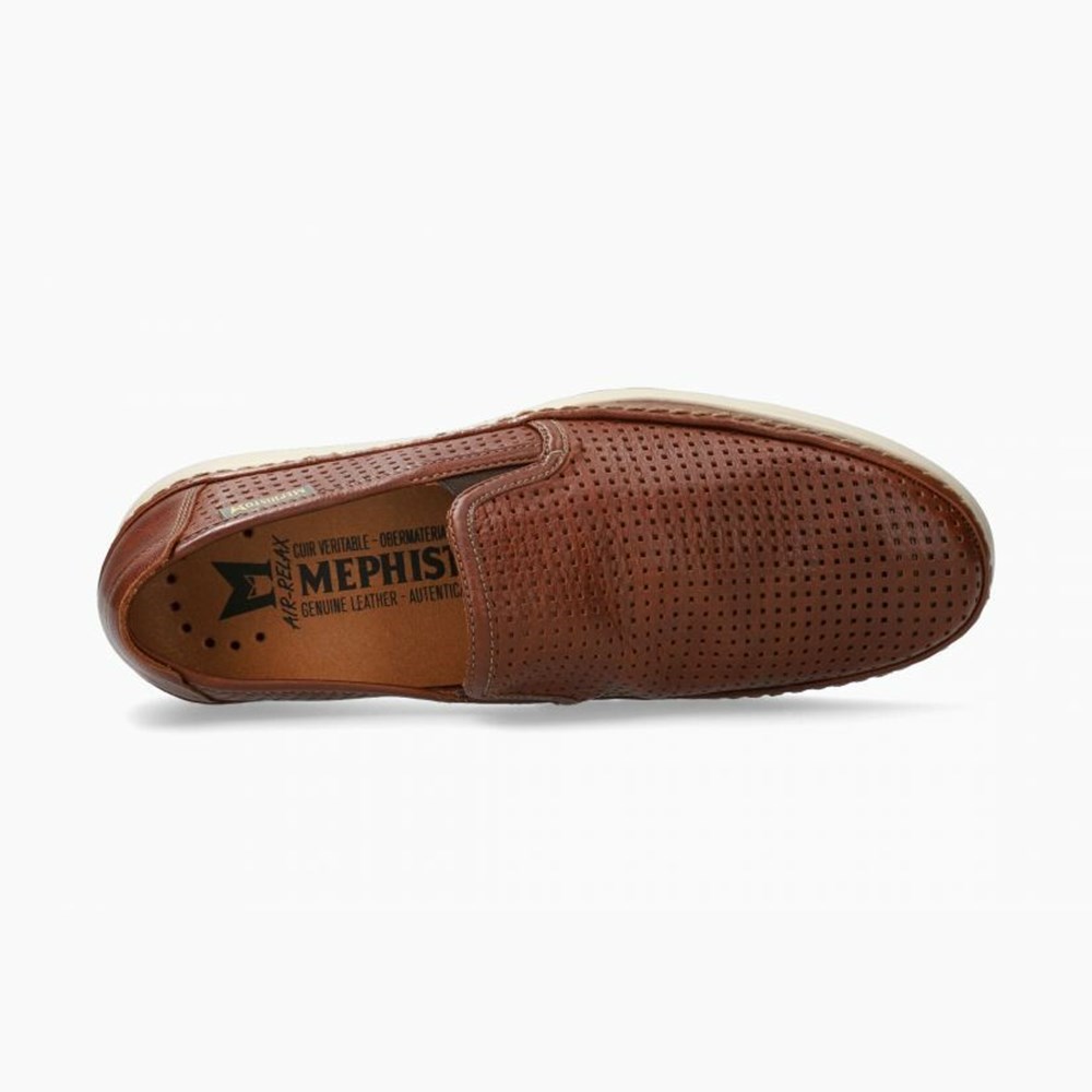 Chaussure Slip On Mephisto Hadrian Perf Homme | JVG708235