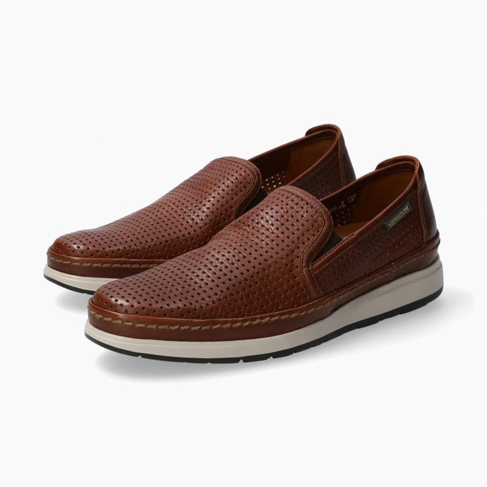 Chaussure Slip On Mephisto Hadrian Perf Homme | JVG708235