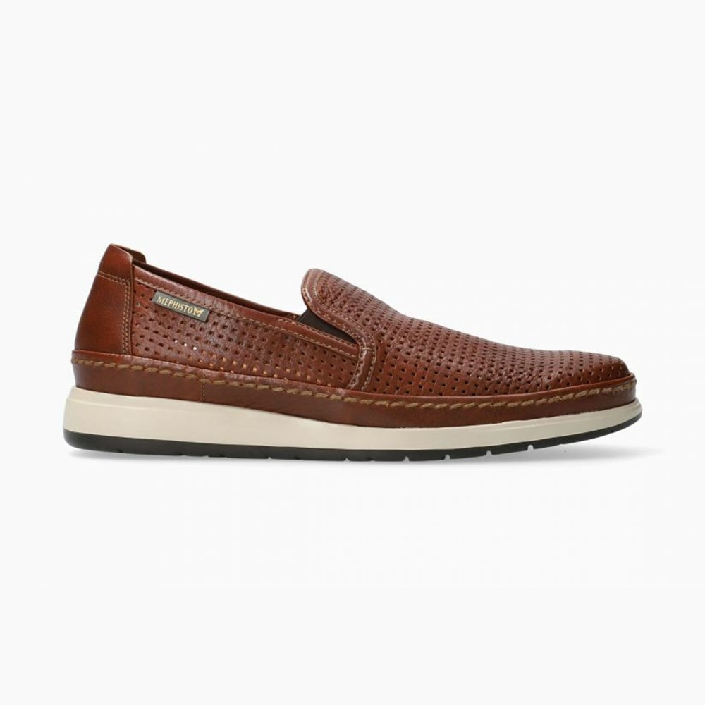 Chaussure Slip On Mephisto Hadrian Perf Homme | JVG708235