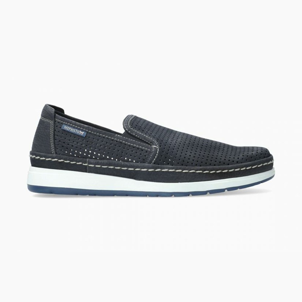 Chaussure Slip On Mephisto Hadrian Perf Homme | YFO034721